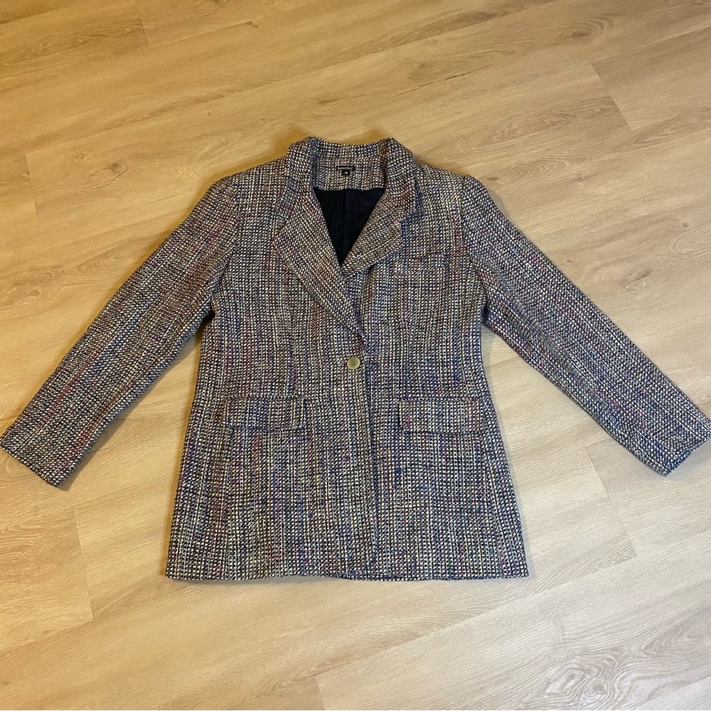 Barrie Pace Women’s 100% Silk Woven Blazer Size 12